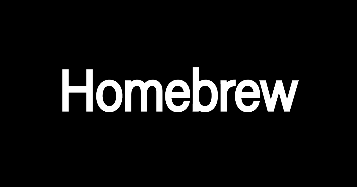 【Homebrewインストール済みの方】Homebrewをバージョンアップ